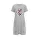 thumbnail image 5 of Camisón corto de talla grande para mujer, camisón de manga corta con estampado de pecho a la moda, camisón para mujer, 5 of 7