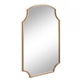 thumbnail image 1 of Kate and Laurel Carlow Framed Wall Mirror, Gold 24x36, 1 of 9