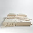 thumbnail image 4 of 100% Organic Bamboo Sheets Queen Set 4 pcs - Luxury Soft with 18 Inch Deep Pocket - Ultra Breathable Cooling Sheets for Hot Sleepers - Queen Bed Sheets（Beige), 4 of 8