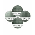thumbnail image 7 of 13 Inch Round Placemats Set of 4, Farmhouse Green Plaid Non Slip Heat Insulation PP Table Mats, Vintage Country Cock Checkered Washable Place Mats for Kitchen Dining Party Table Decor, 7 of 7