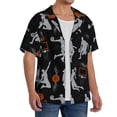 thumbnail image 2 of PAYOHTO Sport Printing Design Mens Hawaiian Casual Short-sleeved Shirt Tropical Summer Beach Button Down Shirts, 2 of 7