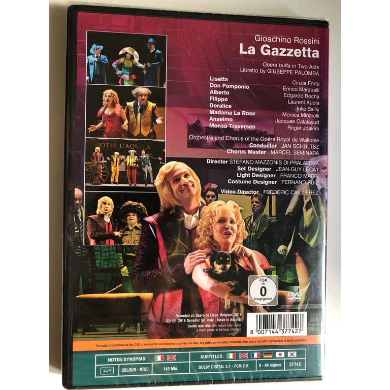 Rossini: La Gazzetta [DVD] 【公式通販】