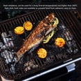 thumbnail image 4 of Alfombrilla Antiadherente Para Barbacoa, Resistente, Fácil De Limpiar, Reutilizable, Para Barbacoa, Juego De 3, Marrón Para Parrilla Eléctrica, Uso Al Aire Libre, Carbón ANGGREK Otros, 4 of 8