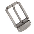 thumbnail image 2 of Hebilla de cinturón de metal para hombre y mujer, hebilla rectangular de correa de cuero Gris, 2 of 10