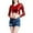 Red, variant on Womens Shirts Sequin Top Silver Long Sleeve Sparkly Shirt Shiny Top Dressy Tops Women Festive Tops for Women