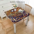 thumbnail image 2 of nygtbtfer Outdoor Tablecloth with Umbrella Hole &amp; Zipper, Ethnic Boho Rectangle Tablecloth , Vintage Abstract Art Colorful Geometric Patio Table Cover  Table Cloth for Picnic/Party, 2 of 7
