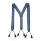 thumbnail image 3 of Tirantes para hombre jinwen Correas para el hombro Casual con Clips Tirantes de hombre azul, 3 of 8