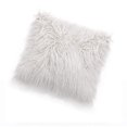 thumbnail image 2 of Paquete de 2 fundas de almohada decorativas navideñas de lujo de la nueva serie de estilo blanco de piel sintética para sofá, dormitorio, coche, 18 x 18 pulgadas, 45 x 45 cm Vhermosa SNFLD103, 2 of 4