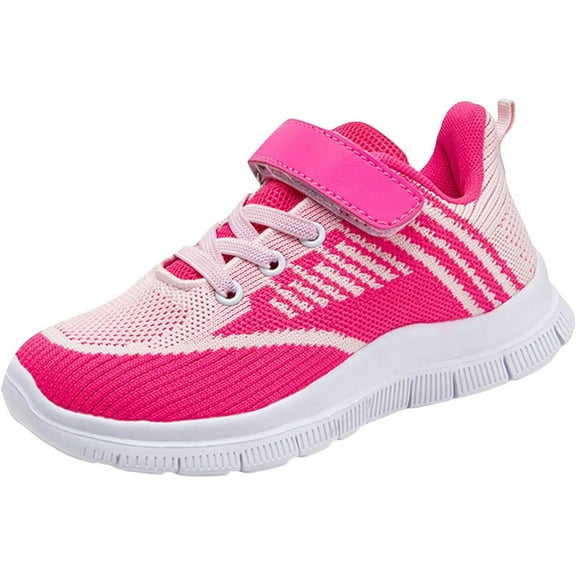 Kids Knit Sneakers | Breathable Mesh Tennis Shoes for Boys & Girls | Lightweight Casual Running Play Shoes