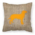 thumbnail image 2 of Dog Breed Burlap Fabric Decorative Pillow, 2 of 2