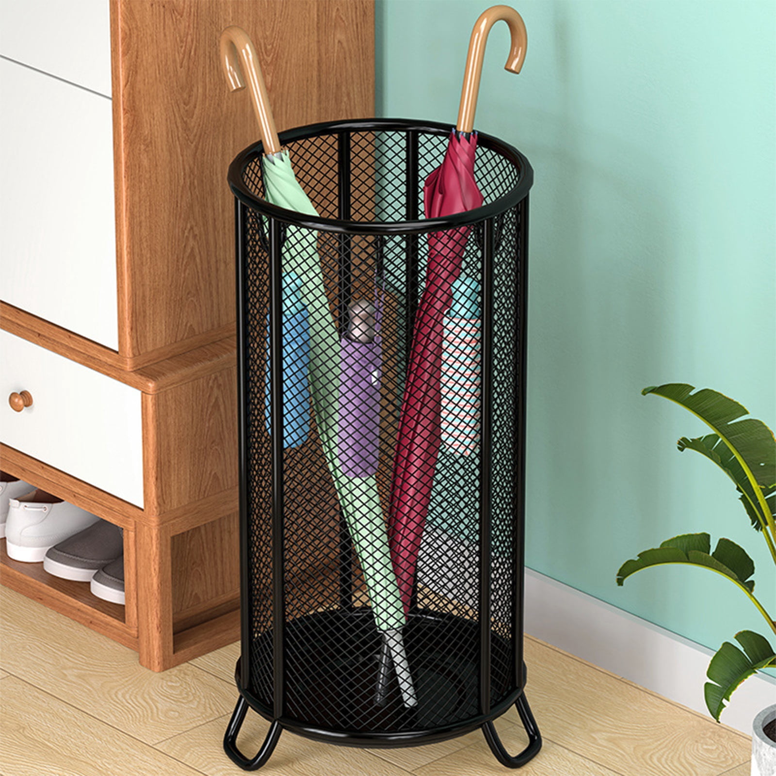 Umbrella Stand Umbrella Holder with Drip Tray Home Umbrella Organizer Space Saving Umbrella Rack, Umbrella Organizer, for Home Outdoor Offices Entrance
