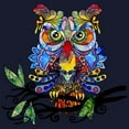 thumbnail image 3 of CafePress - Wild Owl Sweatshirt - Classic Crew Neck Sweatshirt, 3 of 4