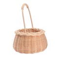 thumbnail image 2 of Seriously Damaged! Please Add Bubble Columns And Bubble Cotton When Shipping From The Warehouse! B17  Rattan Small Flower Basket Pastoral Handmade Flower Arrangement Hand Basket, 2 of 8