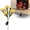 Yellow, variant on Spring Solar Flower Garden Stake Lights Warm White LED Carnation Shaped Pathway Lamp Mother's Day Floral Lantern Decoration for Patio Yard Villa Use