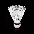 thumbnail image 3 of VGEBY 3800 Badminton Nylon Shuttlecocks , PVC Durable For Practicing & Competition | White , Pack Of 6, 3 of 5