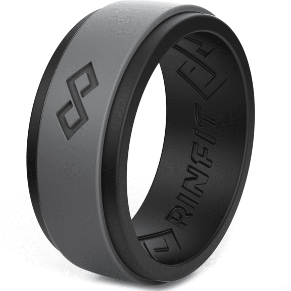 Rinfit-Air High-quality Silicone Wedding Ring for Men. Soft Silicone Rubber Bands by Rinfit