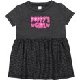 thumbnail image 3 of Inktastic Poppy's Girl Pink with Hearts Girls Baby Dress, 3 of 5