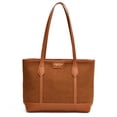 thumbnail image 3 of Bolso Mano Gamuza para Mujer Con Hombro Compras (café), 3 of 7