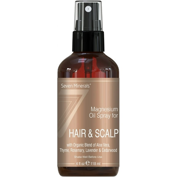 Seven Minerals Anti-hair Loss Magnesium Spray for Men and Women, 4 oz