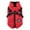 Red_01#716, variant on Dog Winter Jacket with Built-in Harness, Waterproof Warm Padded Vest, Adjustable Zipper Coat for Small and Medium Dogs ,Black L