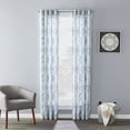 thumbnail image 2 of SKL Home Saturday Knight Ltd Kali Sophisticated Design And Slub-Weave Fabric SunSafe Window Panel - 40x63", Indigo, 2 of 10