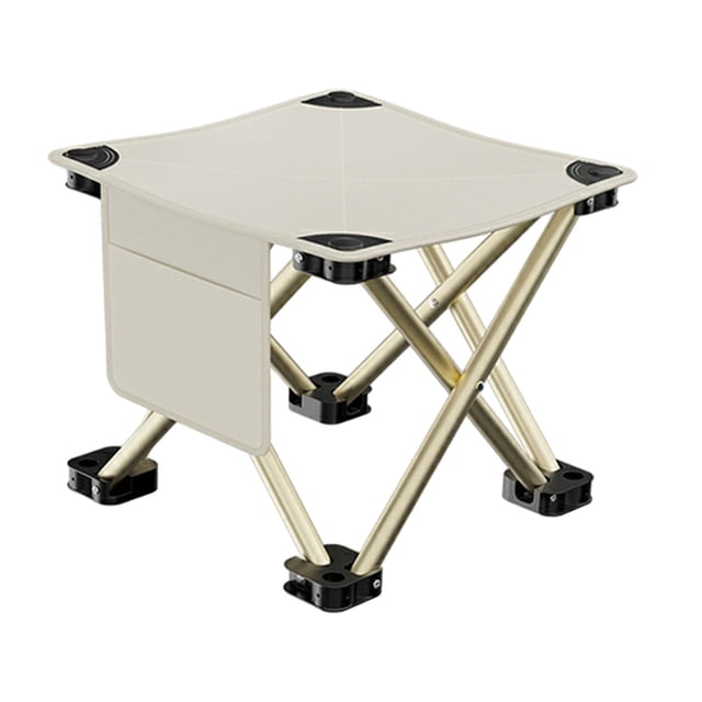 koolsoo Tabouret de Camping Pliant Confortable Repose-Pieds Robuste pour Randonnée Camping en Plein Air 28cmx28cmx23cm