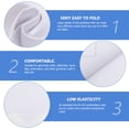 thumbnail image 2 of OULII 12Pack White Cotton Embroidery Cloth for Handmade Craft Work and Artistic Projects, 2 of 6