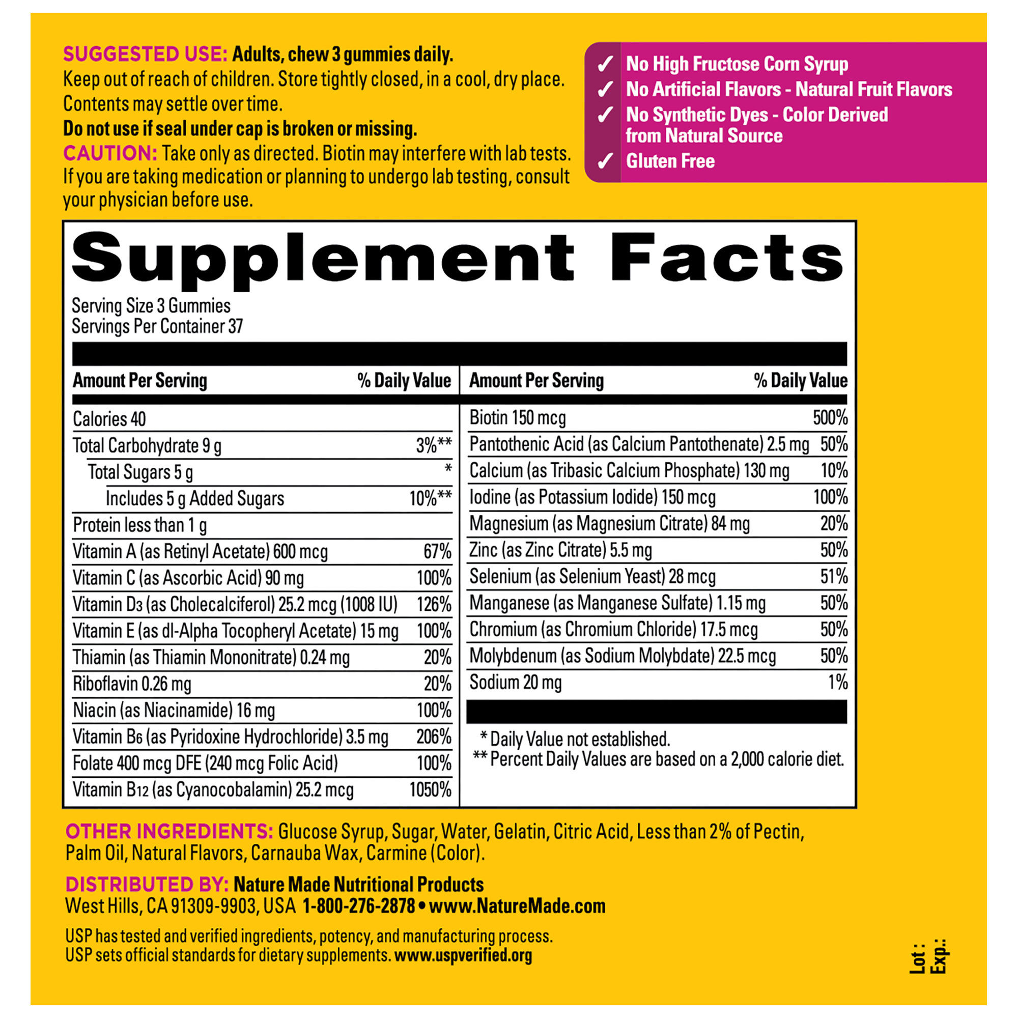 Nature Made Advanced Multivitamin Gummies 50+ for Women photo 3