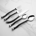 thumbnail image 1 of Ensemble de Couverts Design Noir Brûlé 20 Pcs (Sert 4), 1 of 5