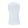 thumbnail image 5 of UVEASISHA Mens Big and Tall Tank Tops Slim Fit Sleeveless Workout Shirts Athletic Quick Dry Running Shirt for Men Gym Muscle Tanks White L, 5 of 7