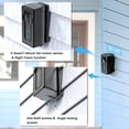 thumbnail image 4 of Soporte de revestimiento de vinilo compatible con timbre Blink, ángulo ajustable de 30 a 140 grados (solo revestimiento de vinilo estándar de 4 pulgadas), accesorios para sistema de seguridad de timbr, 4 of 5