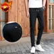 thumbnail image 3 of Pantalones masculinos rectos, pantalones casuales para hombre, holgados, ajustados, holgados, nuevos en diseñador, estilo coreano, alta calidad, venta, tendencia Y2k, largos, 3 of 5