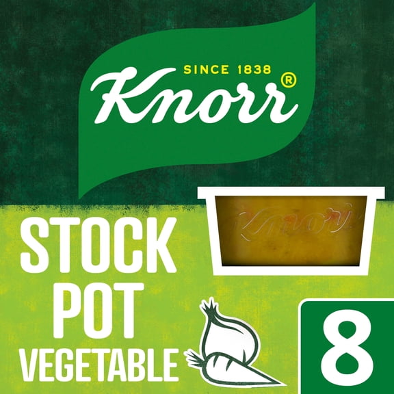 Knorr Vegetable Stock Pot 8x28g, Imported from Britain