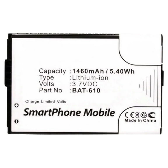 Batteries N Accessories BNA-WB-L3020 Cell Phone Battery - Li-Ion, 3.7V, 1460 mAh, Ultra High Capacity Battery - Replacement for Acer BAT-610 Battery