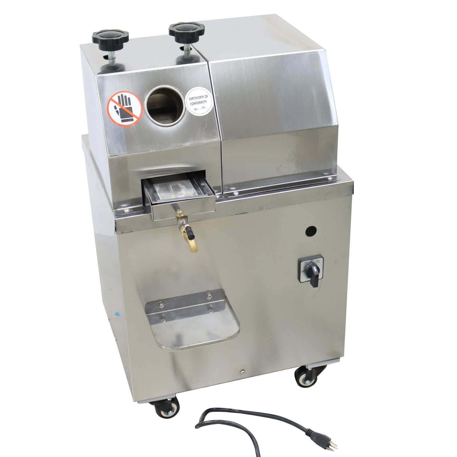 Vertical 3-Roller Sugarcane Juicer Sugar Electric Cane Juice Extractor Sugarcane Juice Machine