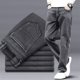 thumbnail image 4 of Pantalones vaqueros retro de color azul claro para hombre, pantalones holgados y elegantes de verano, pantalones vaqueros clásicos sueltos, rectos y lavados al por mayor para hombre, 4 of 5