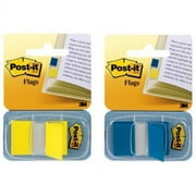Postit Flags 1 Inch Blue & Yellow