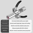 thumbnail image 4 of Heavy-Duty Quick Release Grease Coupler with 30cm Hose & Nozzle, 10000psi High Pressure Fitting (2-Pack), 4 of 5