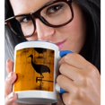 thumbnail image 2 of 3dRose, New Mexico, Bosque del Apache, Sandhill Crane bird - US32 PHA0002 - Peter Hawkins, 11oz Two-Tone Blue Mug, 2 of 7