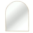 thumbnail image 5 of “30x40 Inch Silver Metal Framed Arched Wall Mirror - Modern Bathroom Vanity Mirror for Wall Decor”, 5 of 7