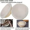 thumbnail image 2 of 2 Pcs Bread Proofing Basket,9 Inch Round Sourdough Proofing Bowls for Artisan Bread Making for Professionals and Home Bakers, 2 of 8