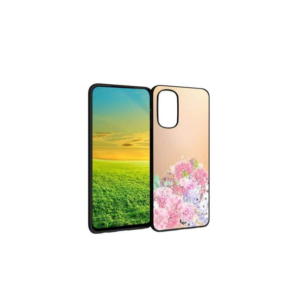 Compatible with Motorola Moto G Stylus 4G 2022 Phone Case, Floral-Flowers-Cute29 Case Men Women, Flexible Silicone Shockproof Case for Motorola Moto G Stylus 4G 2022