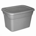 thumbnail image 1 of Sterilite 38L Tote- Gray, 38L, 1 of 4