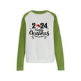 Babysbule Clearance Womens 2024 Christmas Tops Ladies Letter Print