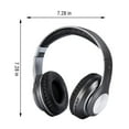 thumbnail image 3 of Back to School Supplies Sale Wireless Bluetooth Headphones Over Ear, Hi-Fi Stereo Foldable Wireless Stereo Headsets Earbuds,For Cell Phone,PC,Soft Earmuffs & Light Weight on Clearance, 3 of 8