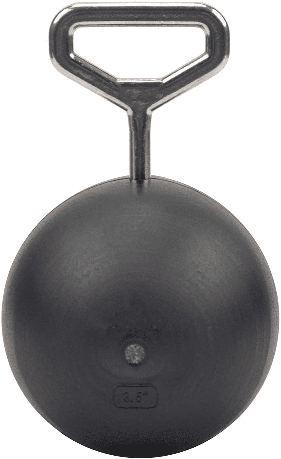 FITactic 3.5" Rock Climbing Solid Training Cannonball Bomb Power Pull Up Ball Hold Grips for Straps for Finger, Forearm, Biceps, Back Muscles (2 Balls, Black 3.5")
