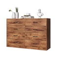 thumbnail image 2 of IVV 8 Fabric Drawers Dresser Wide 52.75"L, Storage Chest of Drawer for Bedroom, Living Room, Nursery (Brown), 2 of 3
