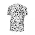 thumbnail image 5 of T Shirt For Men Dalmatian Dog Gym Summer Black Spotted Street Style T-Shirts Hippie Tee Shirt For Co, 5 of 7