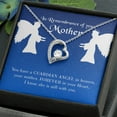 thumbnail image 2 of To Mom Remembrance Message Guardian Angel in Heaven Forever Necklace w Message Card, 2 of 20