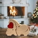 thumbnail image 2 of Decoración de elefante de corazón rojo decoración de mesa multifuncional para el hogar y la Oficina dibujos animados, 2 of 7